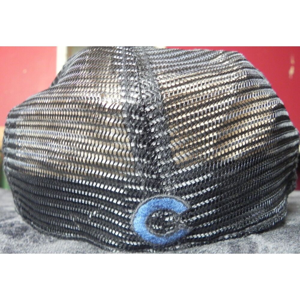 Chicago Cubs ’47 Brand FRYYSVN Distressed Mesh Fitted Hat S/M MLB